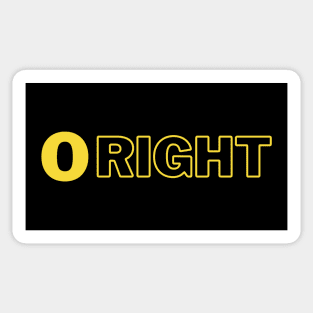 Oright Sticker